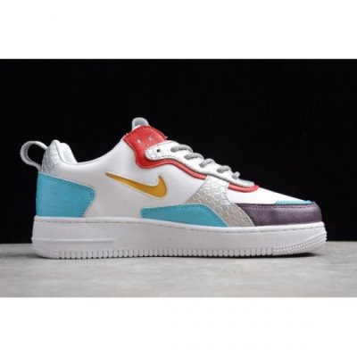 Nike Air Force 1 Ac Beyaz / Tavuskuşu Mavi / Sarı Kaykay Ayakkabı Türkiye - UY2FTTEC